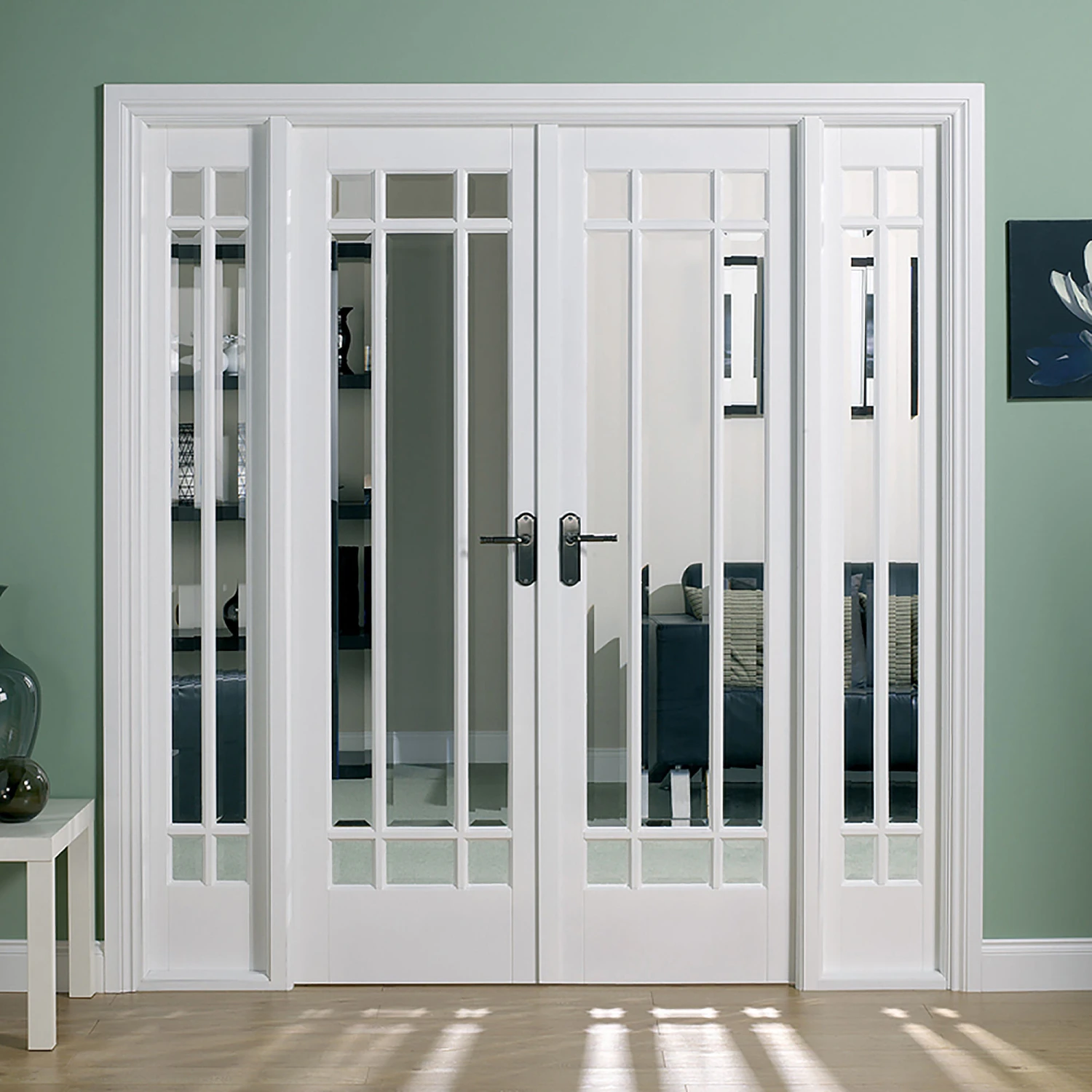 Manhattan W6 Primed White Glazed Room Divider 1904mm X 2031mm - W6WHI 2 Manhattan W6 Primed White Glazed Room Divider 1904mm X 2031mm - W6WHI - Image 2