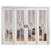 Reims W8 Primed White Glazed Room Divider 2478mm X 2031mm - W8WFREI