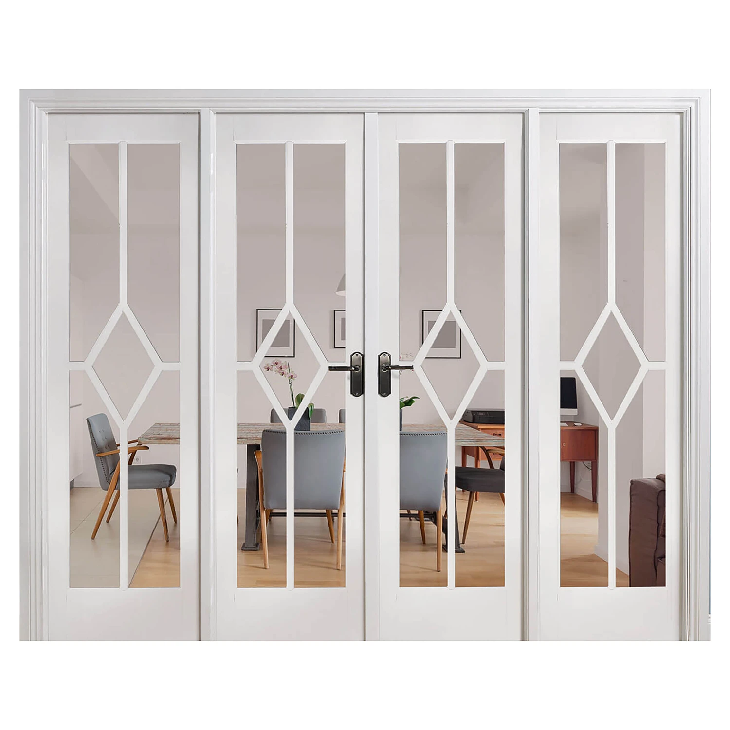 Reims W8 Primed White Glazed Room Divider 2478mm X 2031mm - W8WFREI 1 Reims W8 Primed White Glazed Room Divider 2478mm X 2031mm - W8WFREI