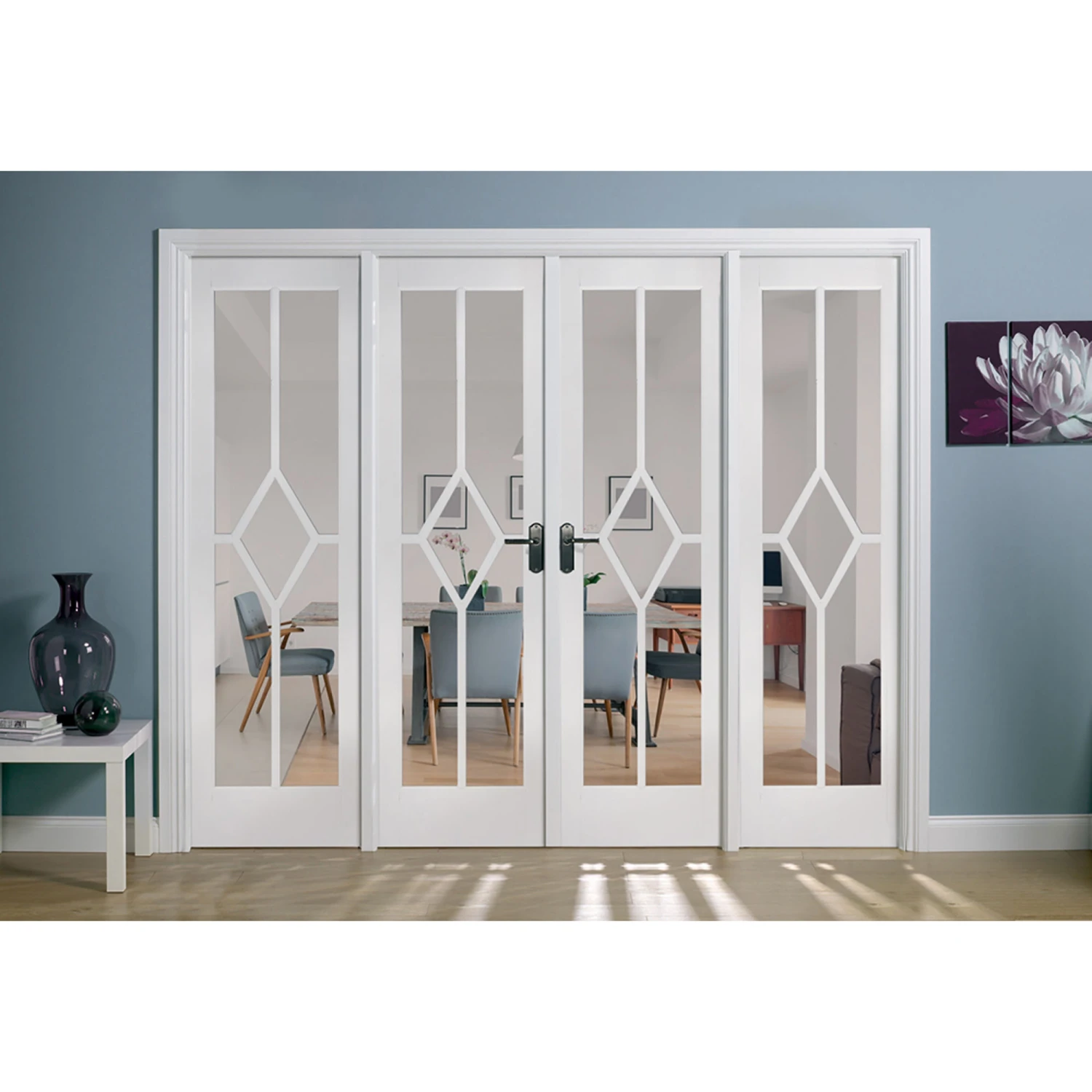 Reims W8 Primed White Glazed Room Divider 2478mm X 2031mm - W8WFREI 2 Reims W8 Primed White Glazed Room Divider 2478mm X 2031mm - W8WFREI - Image 2