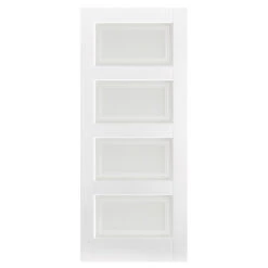 Contemporary 4-Light Primed Internal Door White