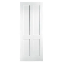 London 4-Panel Primed Internal Door White