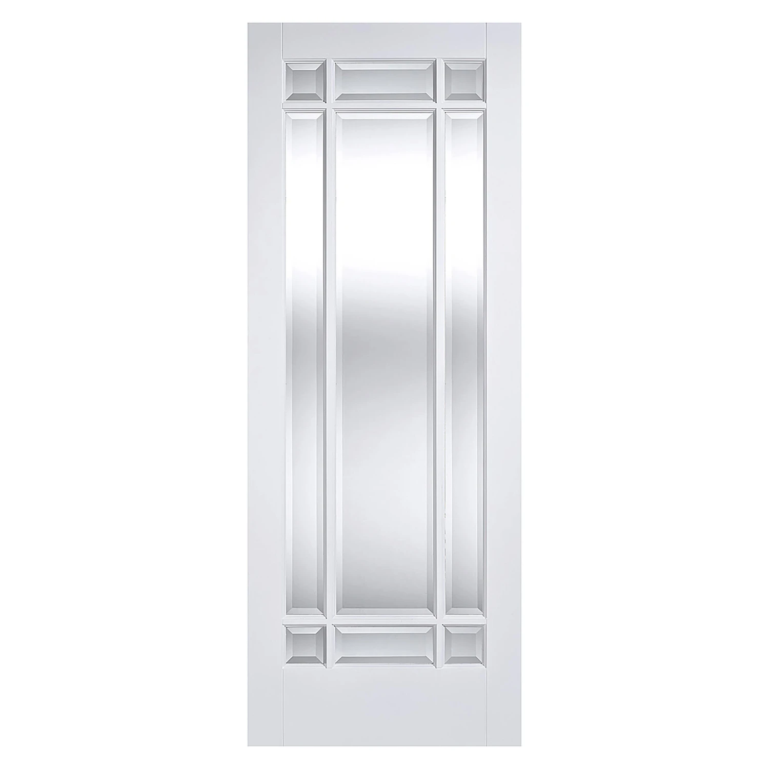 Manhattan 9-Light Primed Glazed Internal Door White 1 Manhattan 9-Light Primed Glazed Internal Door White