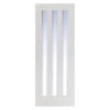 Utah 3-Light Primed Clear Glazed Internal Door White