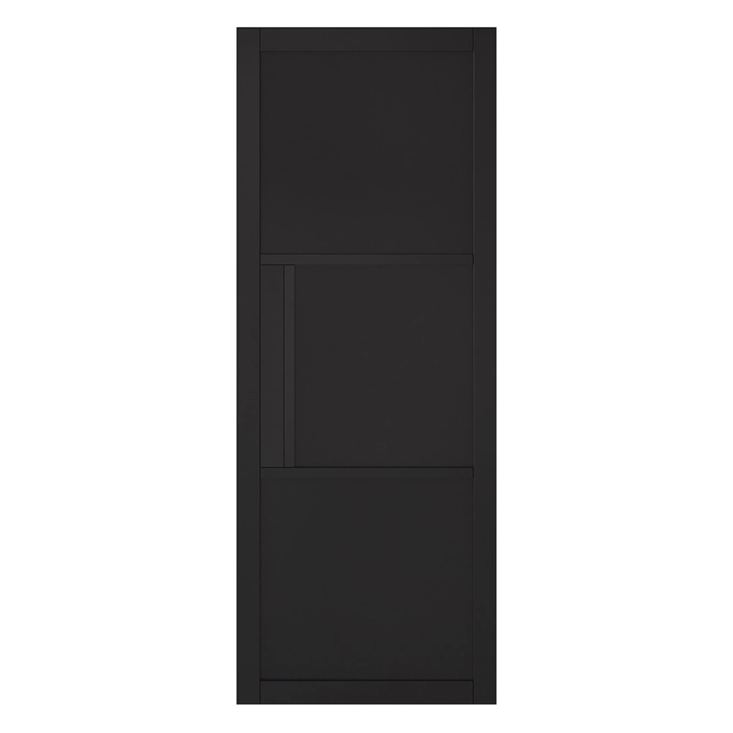 Tribeca 3-Panel Primed Plus Internal Door Black 1 Tribeca 3-Panel Primed Plus Internal Door Black