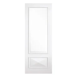 Knightsbridge 1-Light Primed Plus Glazed Internal Door White