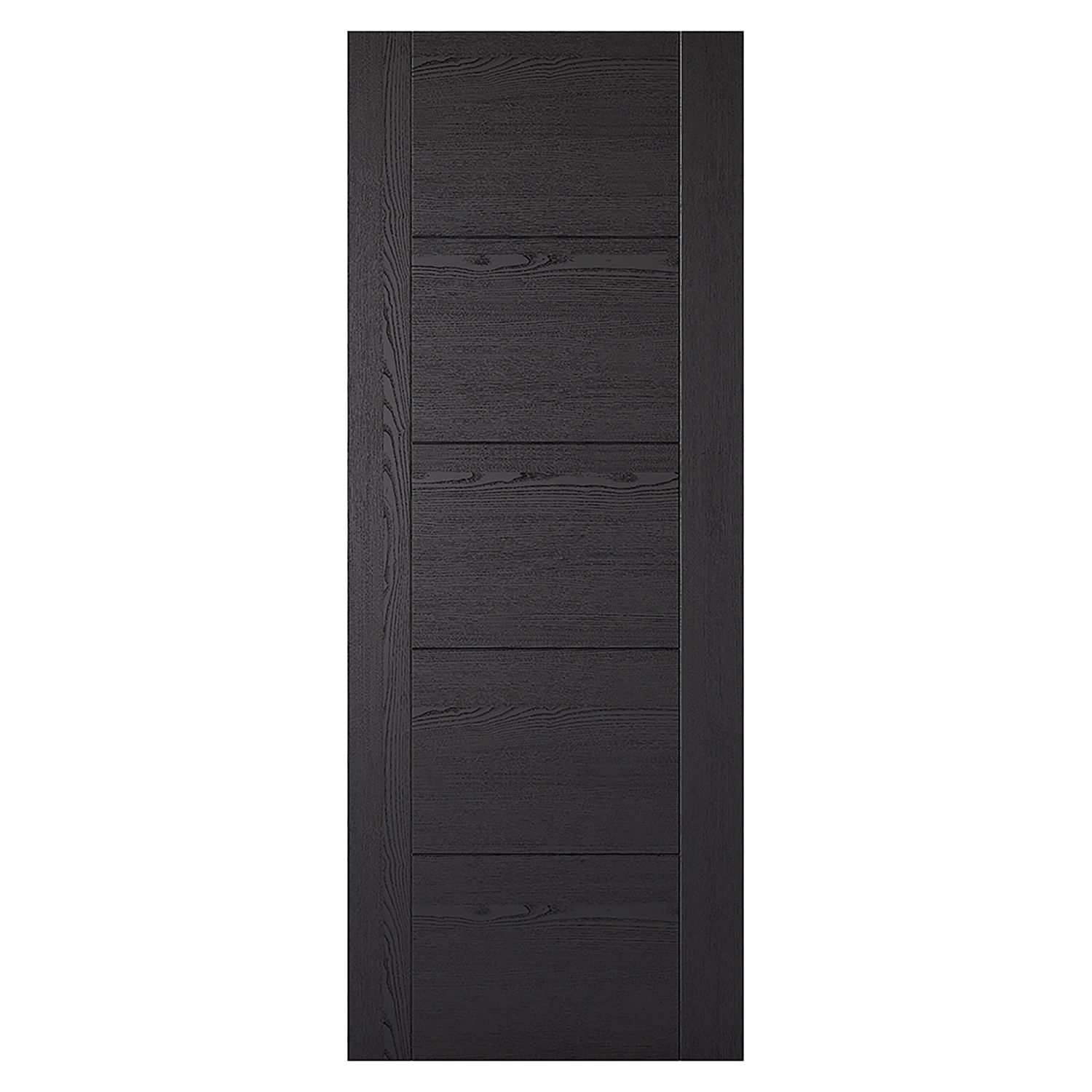 Vancouver Pre-Finished Laminated Internal Door Black Ash 1 Vancouver Pre-Finished Laminated Internal Door Black Ash