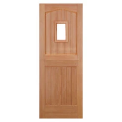 Stable 1-Light Hardwood M&T Unglazed External Door