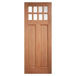 Chigwell Hardwood M&T Clear Glazed External Door