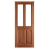 Derby 2-Light Unglazed Hardwood M&T External Door