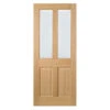 Richmond 2-Light Unfinished Oak Internal Door