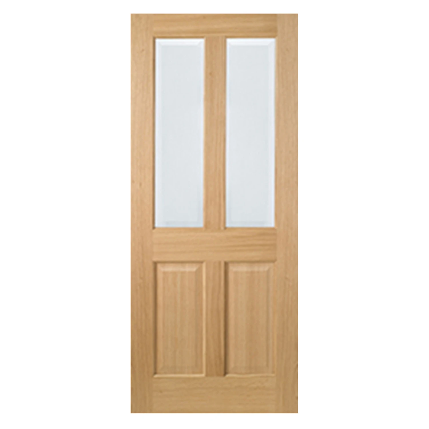 Richmond 2-Light Unfinished Oak Internal Door 1 Richmond 2-Light Unfinished Oak Internal Door