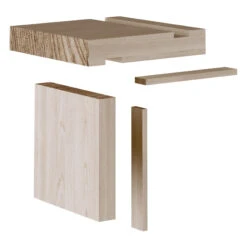 Internal Whitewood Door Lining Set For 2'6"/2'9" Door 32mm X 140mm (Finished Size 27mm X 133mm)