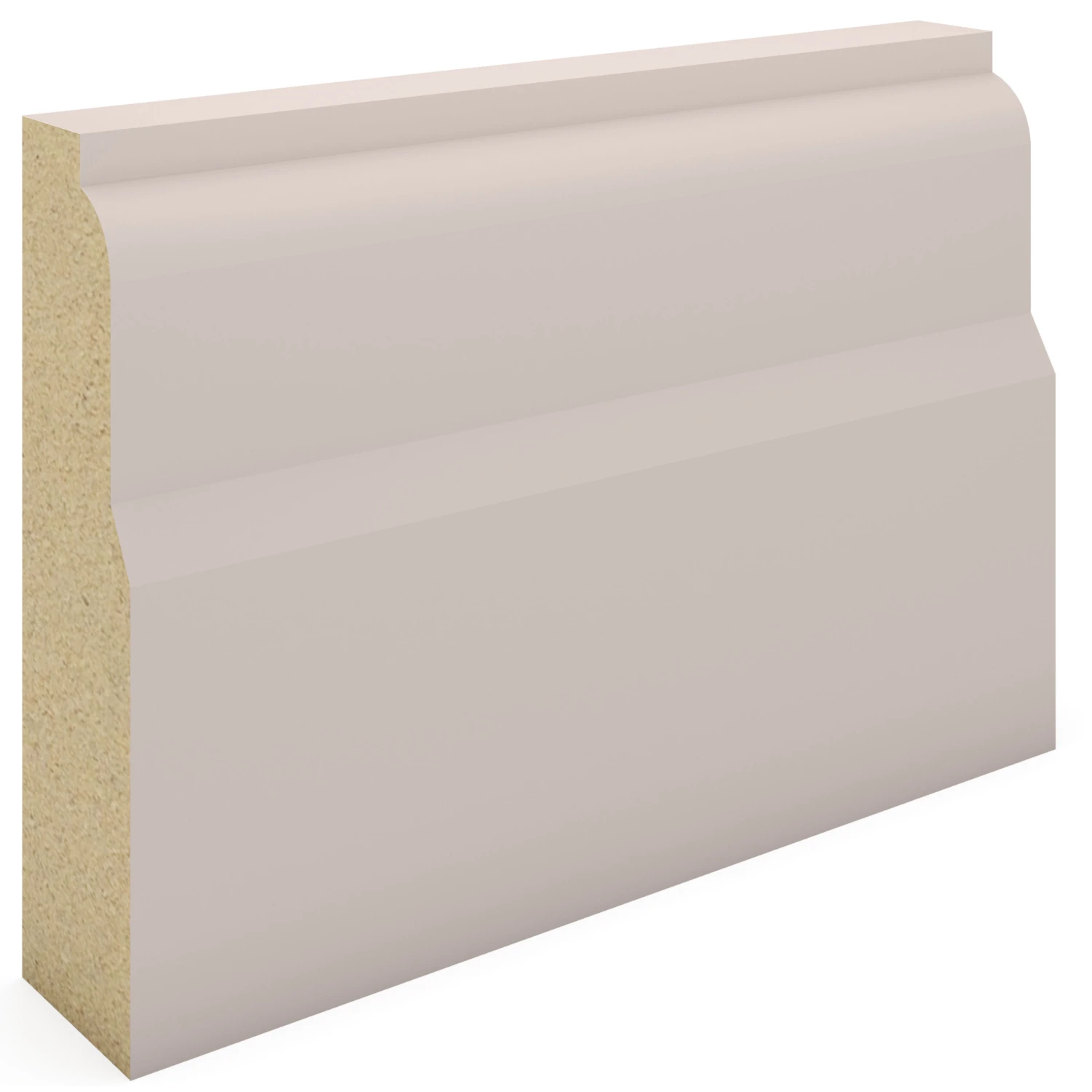 MDF Primed Lambs Tongue Skirting 144mm X 18mm X 5.4m 1 MDF Primed Lambs Tongue Skirting 144mm X 18mm X 5.4m