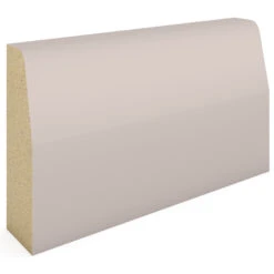 MDF Primed Chamfered And Round Skirting 168mm X 18mm X 4.4m