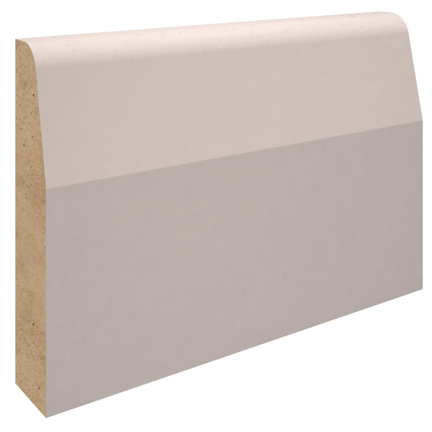 MDF Primed Chamfered And Round Skirting 119mm X 18mm X 4.4m 1 MDF Primed Chamfered And Round Skirting 119mm X 18mm X 4.4m