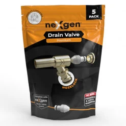 Tesla UK NexGen Premium Drain Off Cocks With Hozelock Connection (5 Pack) 15mm - NEXGENP -Home Furnishings Store plbf033 3 tesla nexgen premium drain off cock nexgenp