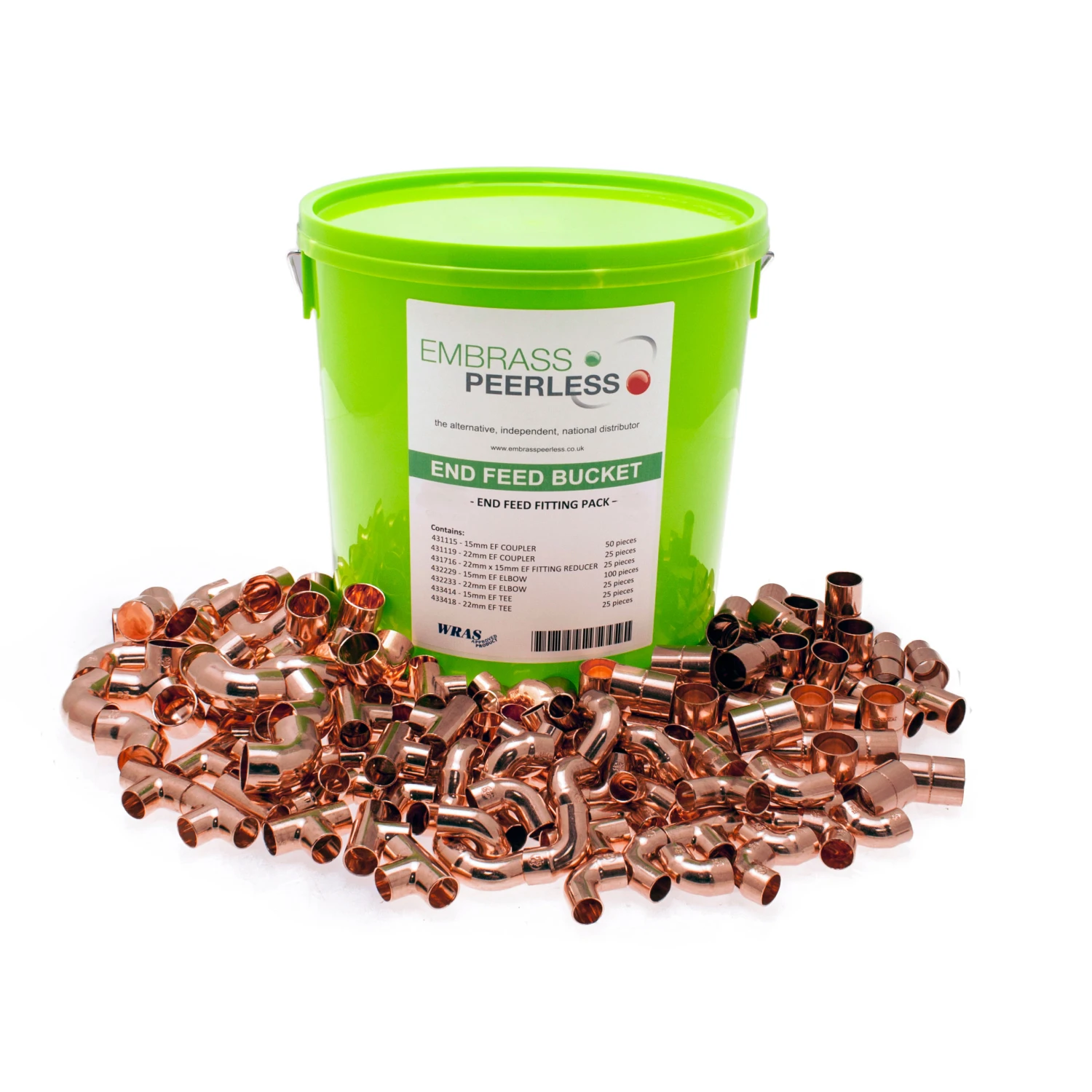 End Feed Fittings Bucket (180 Piece) 2 End Feed Fittings Bucket (180 Piece) - Image 2