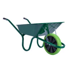 Haemmerlin 1041 Original Wheelbarrow With Puncture Free Tyre Green 90L