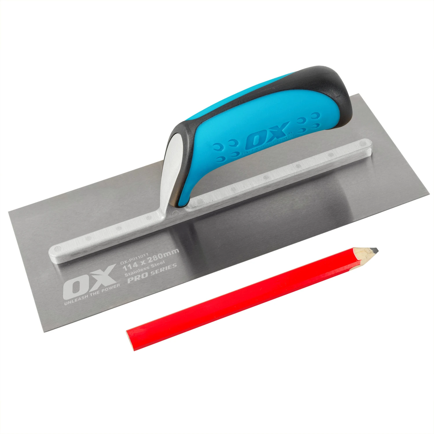 OX Pro Stainless Steel Plasterers Trowel 11" (114mm X 280mm) OX-P011011 2 OX Pro Stainless Steel Plasterers Trowel 11" (114mm X 280mm) OX-P011011 - Image 2