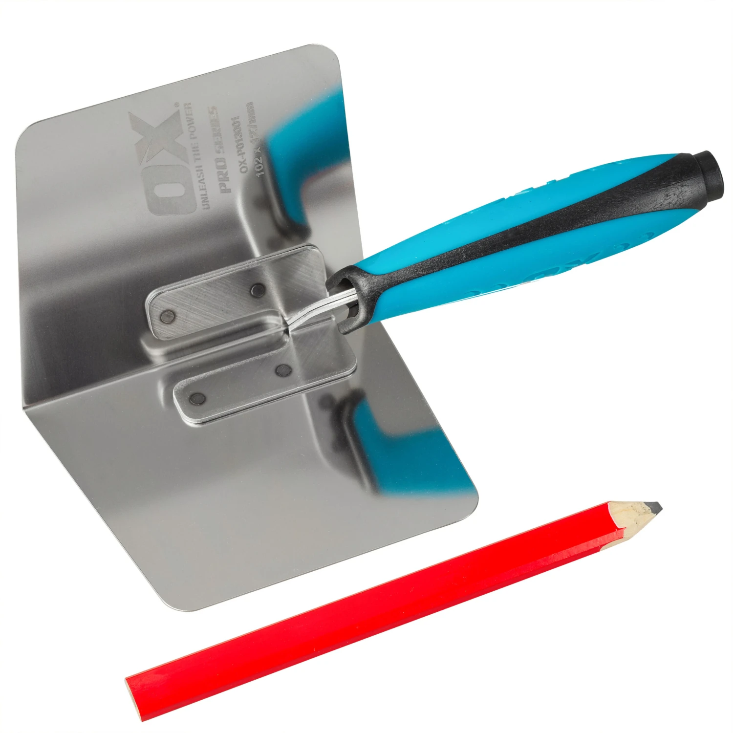 OX Pro Dry Wall Internal Corner Trowel 102mm X 127mm - OX-P013001 2 OX Pro Dry Wall Internal Corner Trowel 102mm X 127mm - OX-P013001 - Image 2