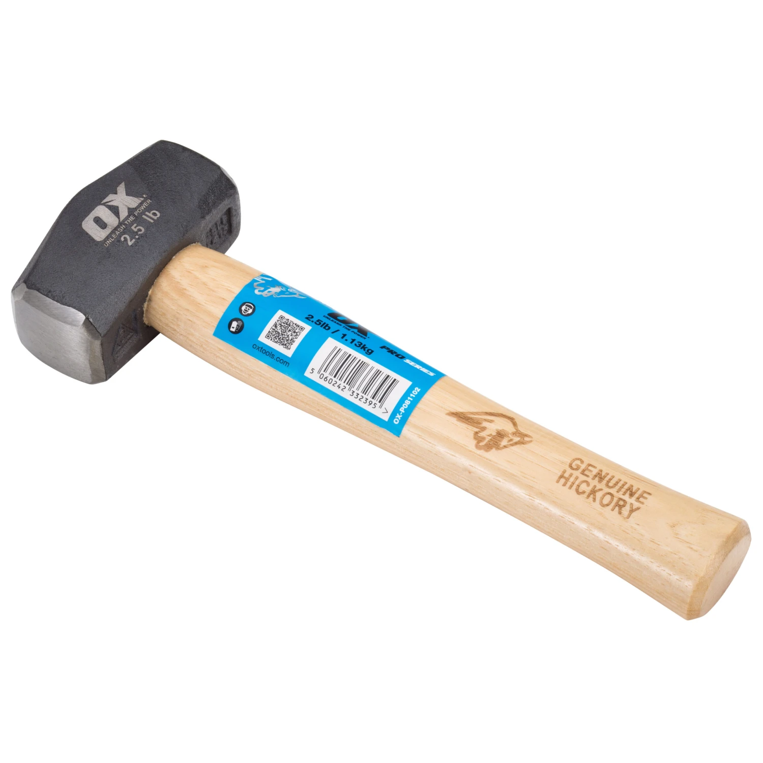 OX Pro Hickory Handle Club Hammer 2.5lb (1.13kg) OX-P081102 1 OX Pro Hickory Handle Club Hammer 2.5lb (1.13kg) OX-P081102