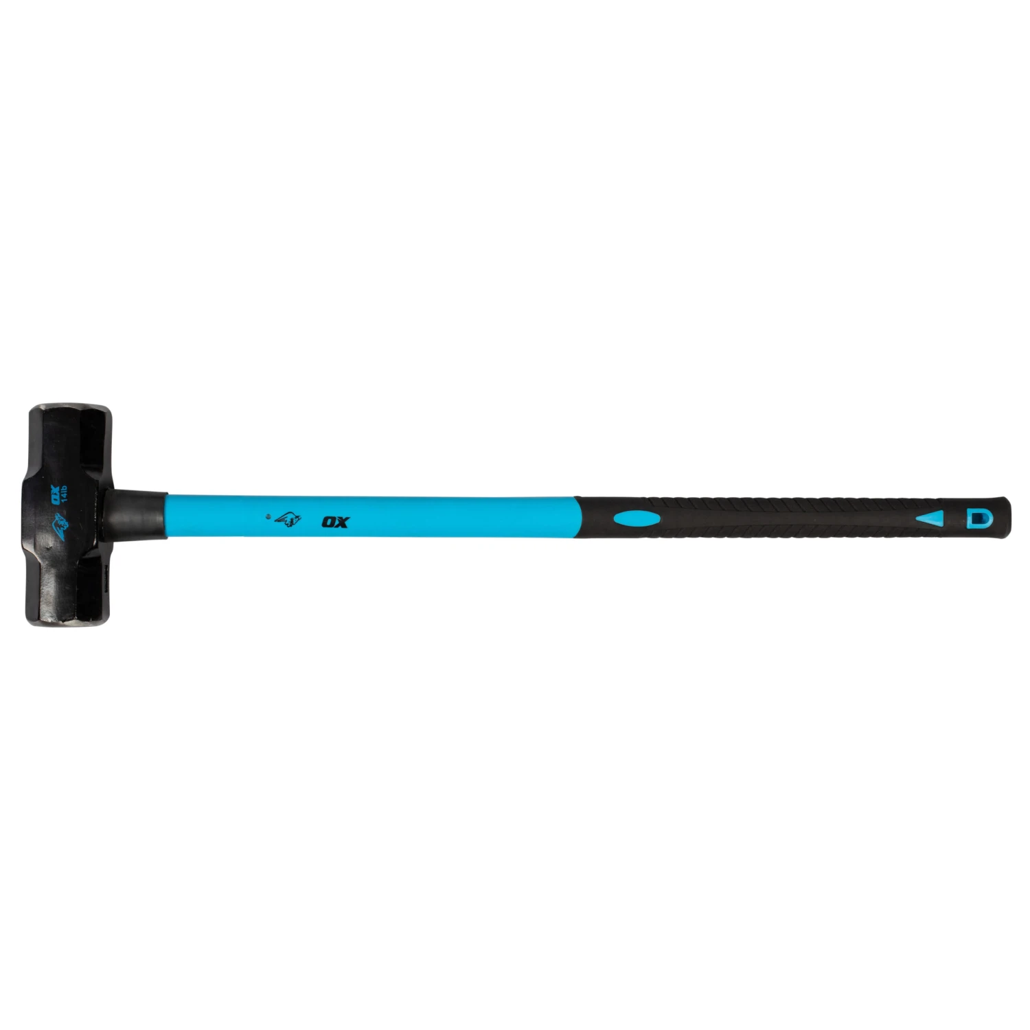 OX Trade Fibreglass Handle Sledgehammer 14lb (6.3kg) OX-T081514 1 OX Trade Fibreglass Handle Sledgehammer 14lb (6.3kg) OX-T081514