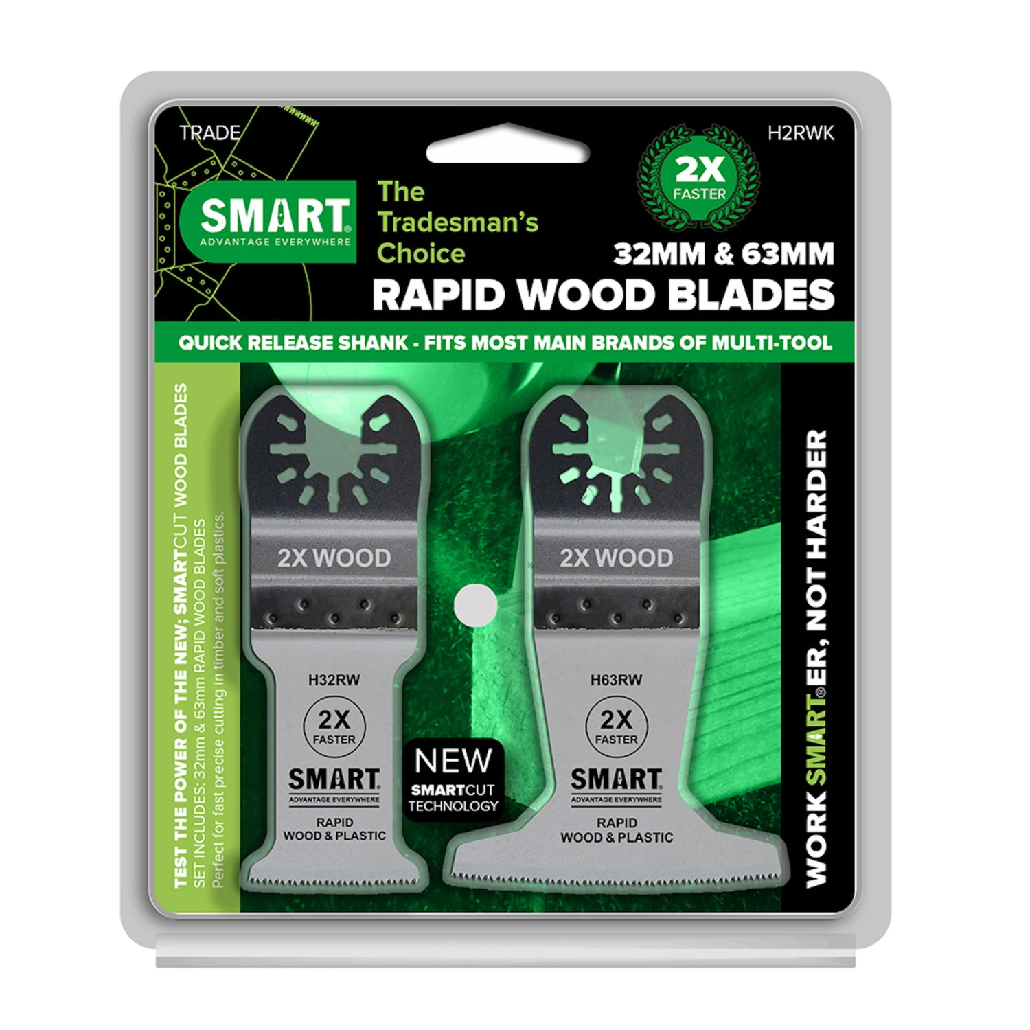 Smart Trade Universal Rapid Wood Cutting Blade Set (2 Piece) H2RWK 1 Smart Trade Universal Rapid Wood Cutting Blade Set (2 Piece) H2RWK