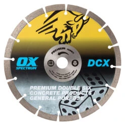 OX Spectrum Plus Double Six General Purpose Diamond Saw Blade 230mm X 22.23mm - DCX230/22